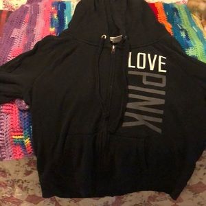 Victoria secret zip up hoodie